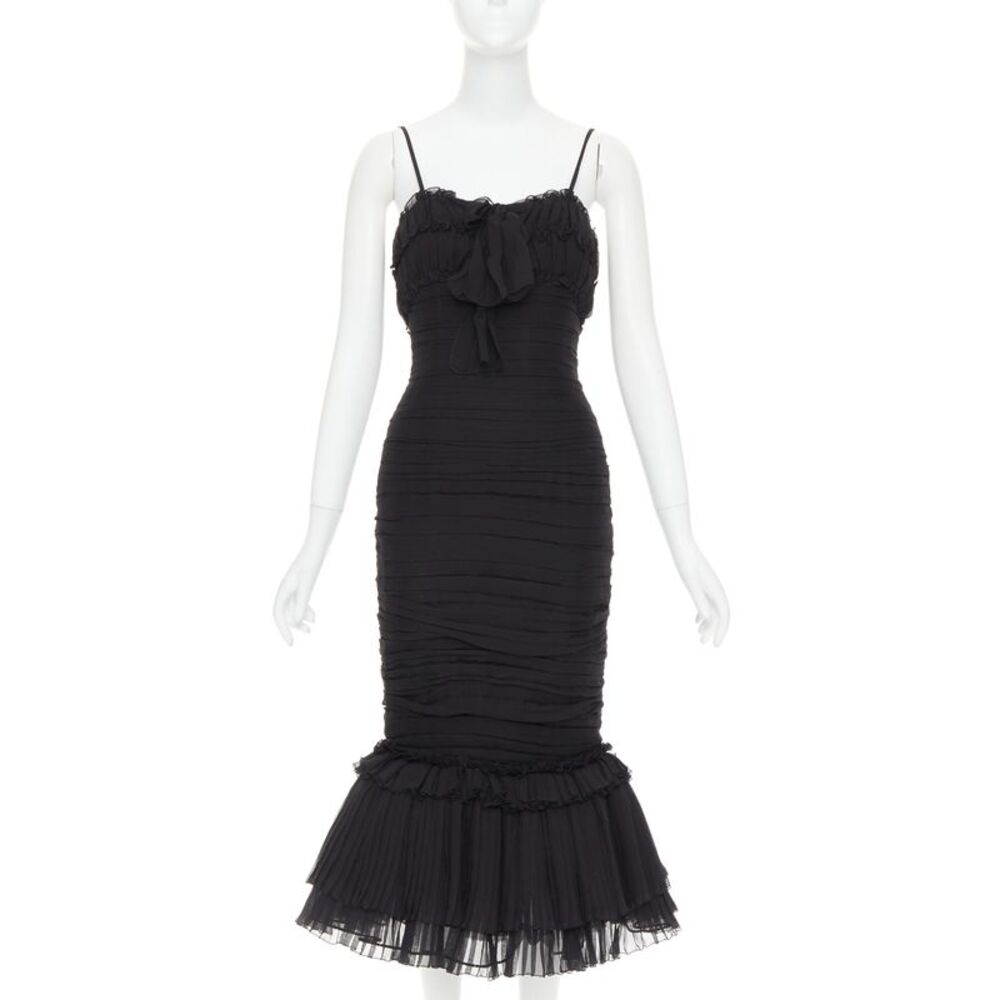 Alexandre Vauthier Tulle Crystal Dress - Picture 1 of 10